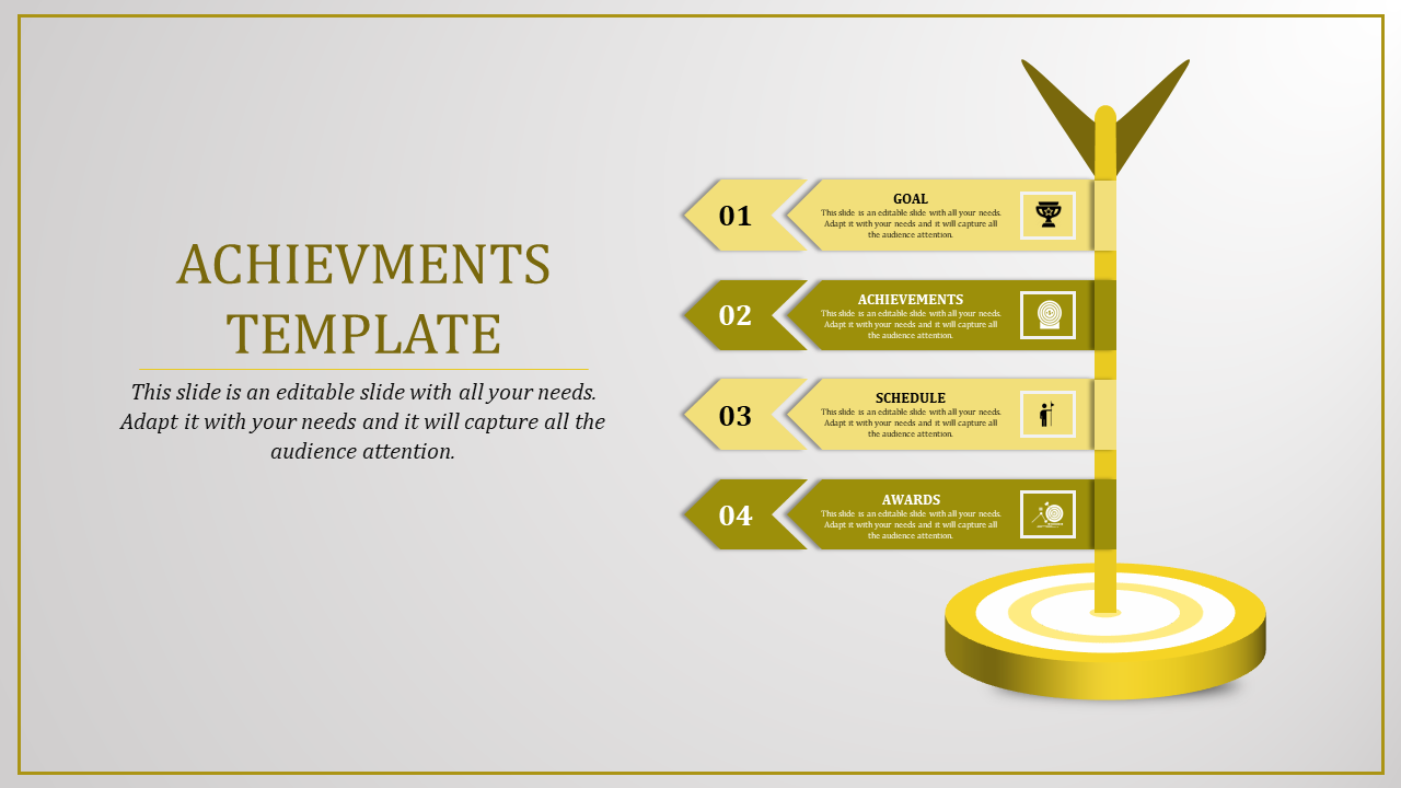 achievement powerpoint presentation-achievement Templates-4-yellow